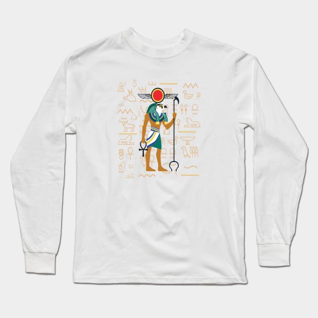 Modern hieroglyphics Long Sleeve T-Shirt by Raintreestrees7373